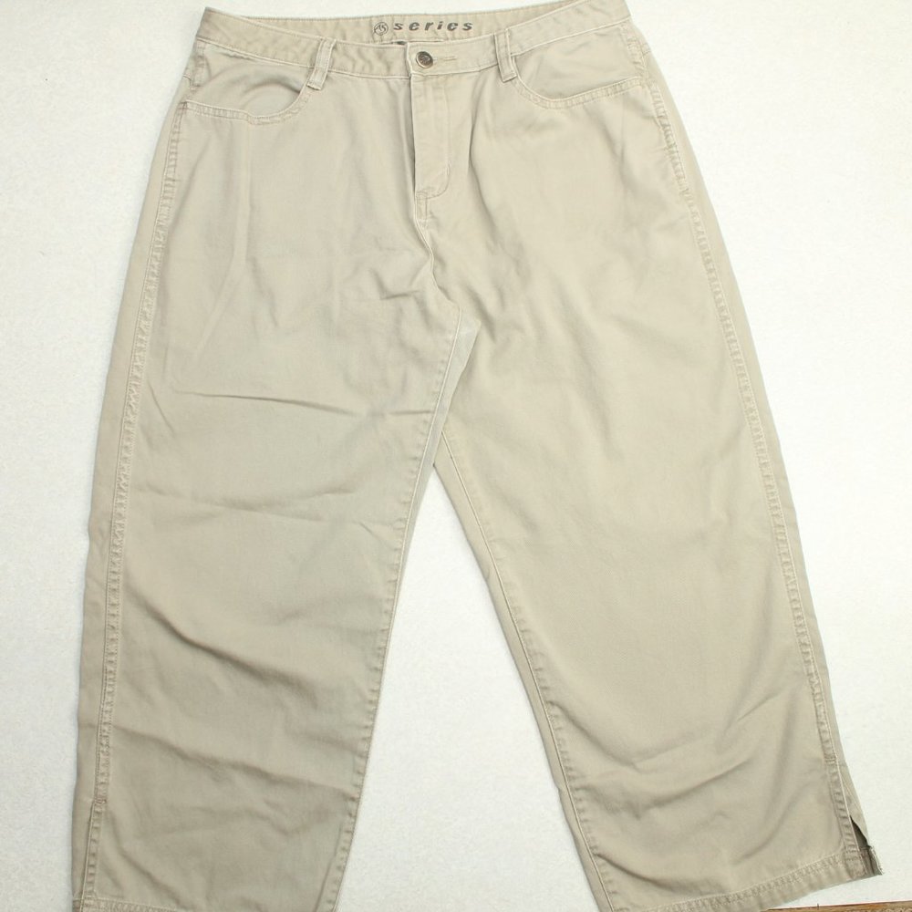 North Face A5 Series Hiking Outdoor 100% Cotton Capri Pants Women's size 10